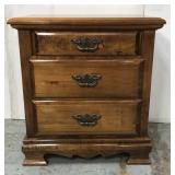 Vintage wood nightstand