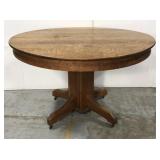 Quartersawn oak mission table