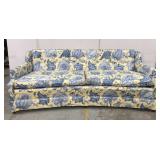 Vintage curved front sofa