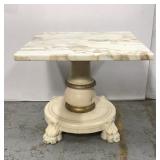 Small marble top table