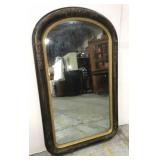 Antique arched mirror