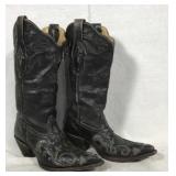 Genuine lizard cowgirl boots