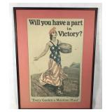 WWI Reproduction poster print