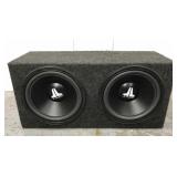 JL Audio Dual Subwoofers w/ Kicker Box