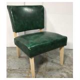 Vintage green vinyl chair