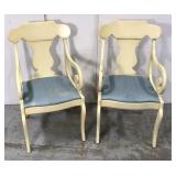 Pair of Pennsylvania House Curled armchairs