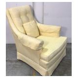 Vintage yellow arm chair