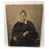 Antique hand drawn pencil portrait