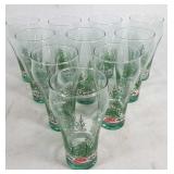 Coca Cola Collectible Holiday Glass Cup Set