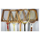 6 Vintage Tennis Rackets