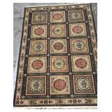 Multi-color area rug