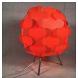 Retro style orange lamp