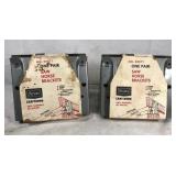 Two pairs of sawhorse brackets