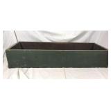 Antique primitive oak wood box