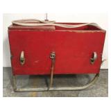 Old ice fishing sled