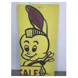 Vintage Mohawk Carpet advertising sign