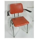 Mid-century chrome armchair