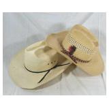 Pair of cowboy hats