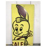 Vintage Mohawk Carpet advertising sign