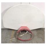 Old school basketball backboard