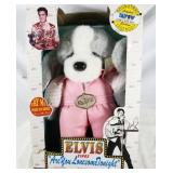 Plush singing Elvis dog