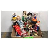 Large Lot of collectible dolls
