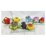 Collectible Avon mini teapots