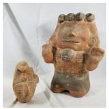 Terra cotta Mexican art sculptures