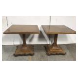 Pair of vintage Drexel side tables