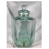 Vintage large glass beverage dispenser