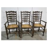 Cane seat chairs