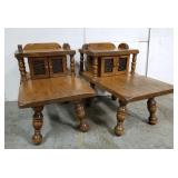 Two-tiered end tables