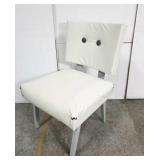 Mid century wood/vinyl chair