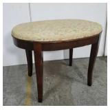 Wood/upholstered stool