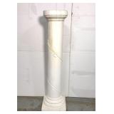 Tall plaster column