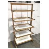 Five level display rack