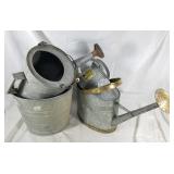 Galvanized metal garden lot