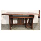 Mission style desk