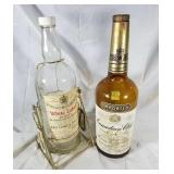 One gallon liquor bottles