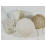 Light fixture globes lot