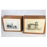 W.D. Wolfe sketch prints lot