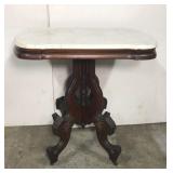 Antique marble top table