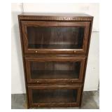 Three section Barrister Cabinet
