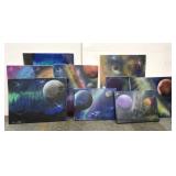 Spacescapes graffiti art from local artist