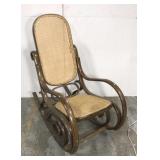 Bentwood Cane seat rocker