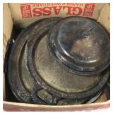 Antique silver plate lot