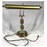 Vintage brass piano lamp