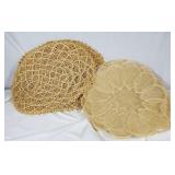 Natural fiber placemats lot