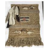 Woven Navajo wall hanging