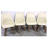Set of 4 retro dining chairs